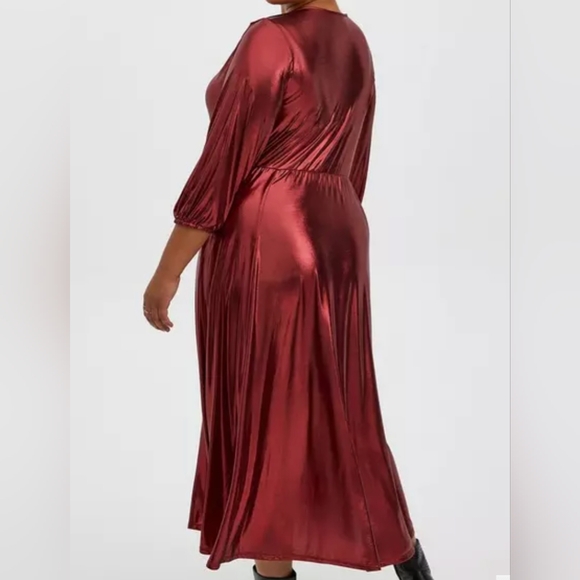 Liquid Knit Tea Length Dress 3x/22-24 - Picture 3 of 14